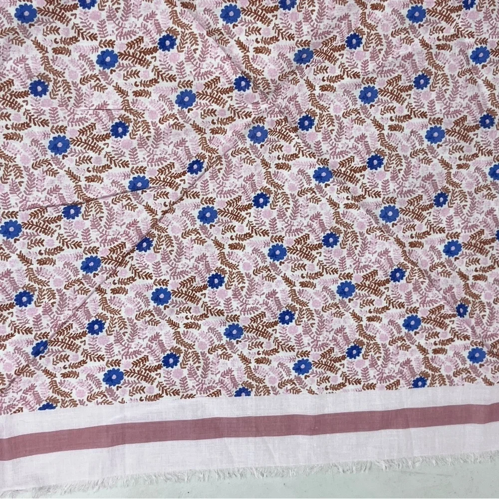 NWT Talbots & Universal Thread Floral Checkered Set of 2 Head Wraps Scarves